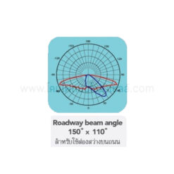 โคมไฟถนนโซล่าเซลล์ 90W Dual-G (เดย์ไลท์) EVE