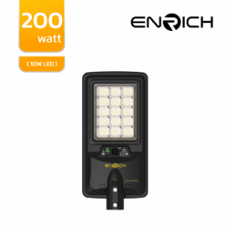ENRICH หน้าโคมไฟถนนโซล่าเซลล์ LED STELLAR 200WLED 10W