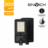 ENRICH โคมไฟถนนโซล่าเซลล์ LED STELLAR 200WLED 10W